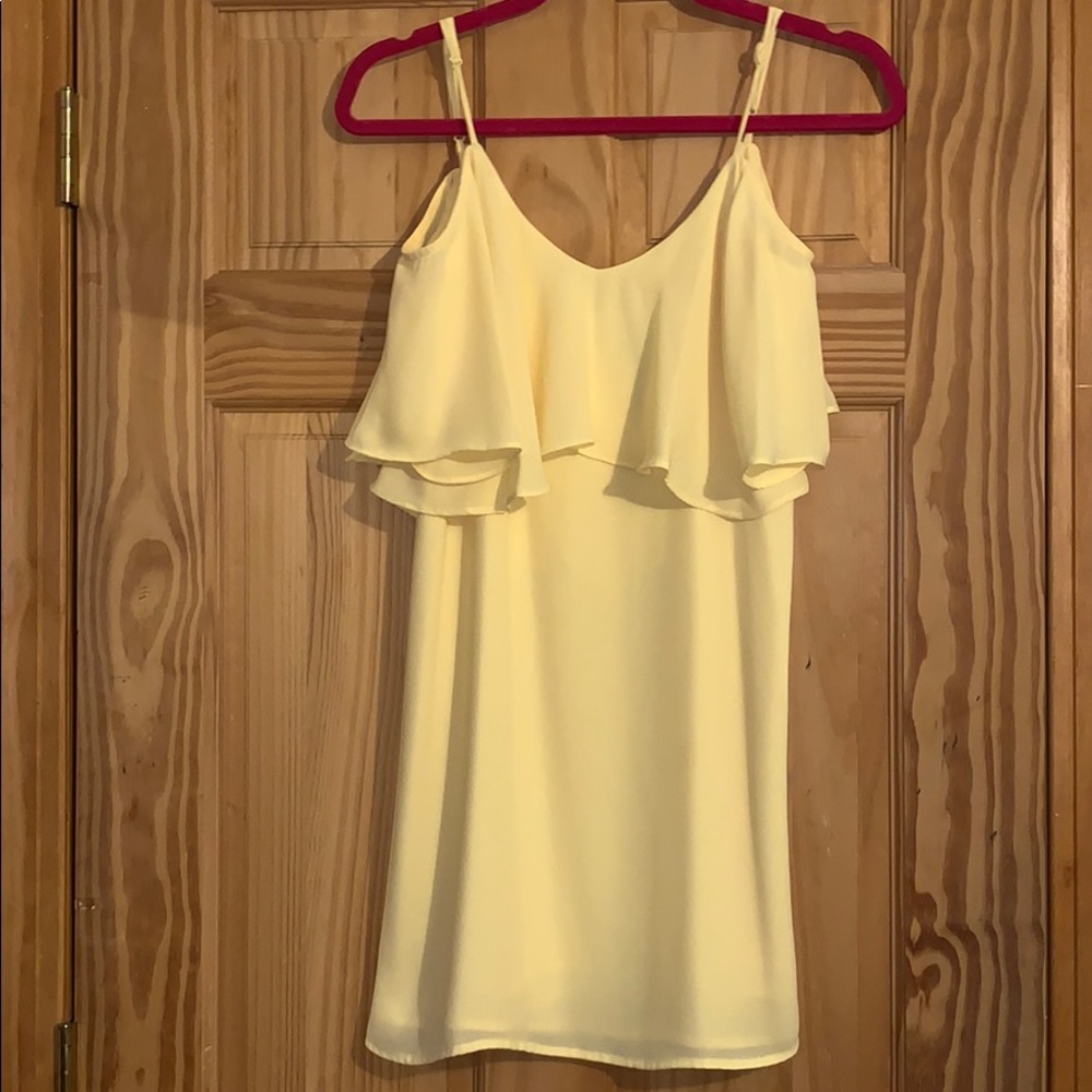 Design Lab XS Pale Yellow Dress
